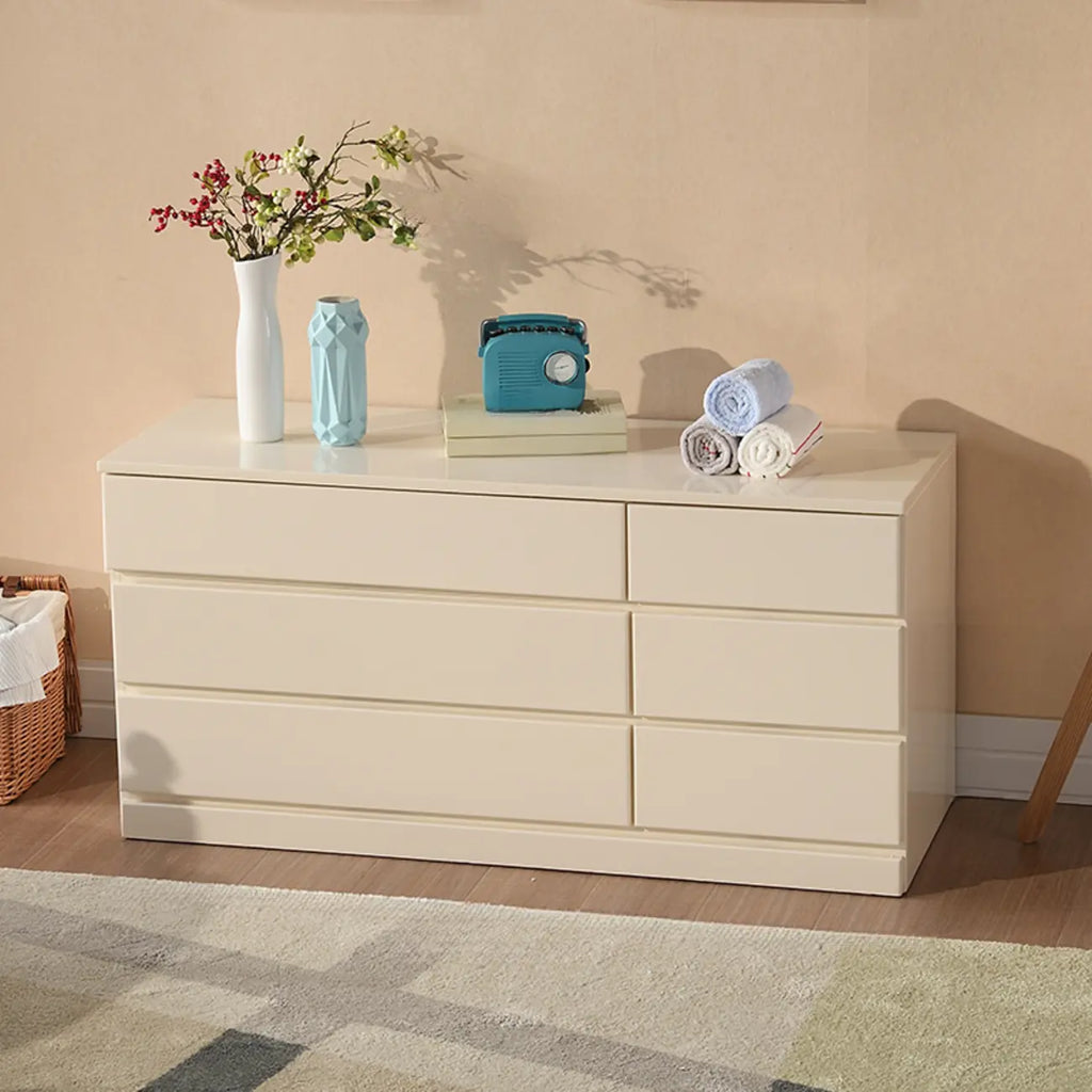 Commodes doubles classiques en bois avec 7 tiroirs