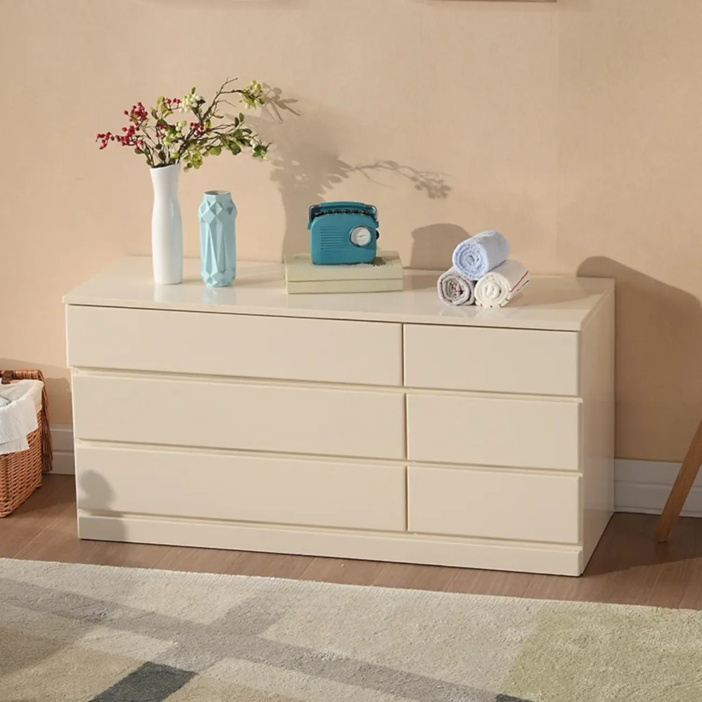 Commodes doubles classiques en bois avec 7 tiroirs