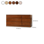 Commodes doubles classiques en bois avec 7 tiroirs