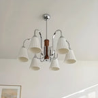 Lustre moderne géométrique en céramique à plusieurs lumières