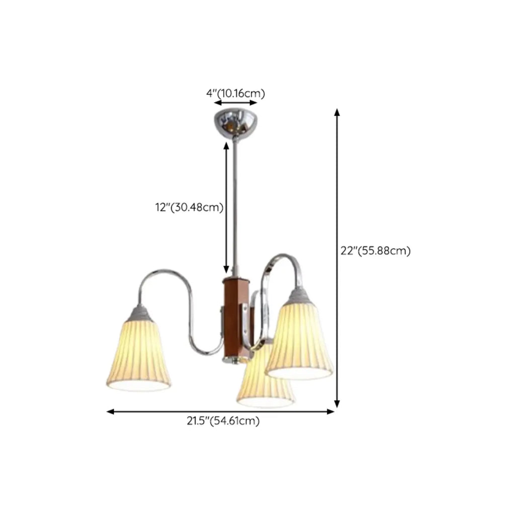 Lustre moderne géométrique en céramique à plusieurs lumières