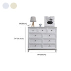 Commode élégante en bois blanc à 7 tiroirs avec poignée en métal