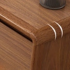Commode console cubique en bois brun à 8 tiroirs