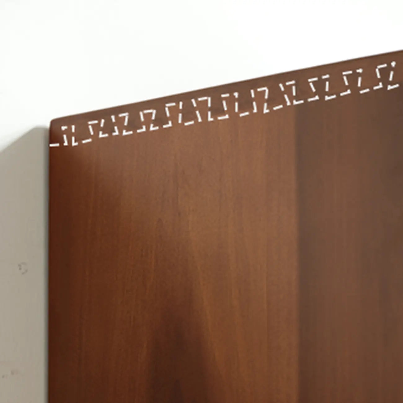 Commode double en bois brun rustique moyen, format horizontal