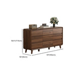 Cassettiera Rustica Quadrata a 3 Livelli in Legno Marrone