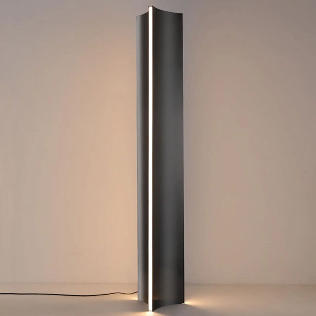 Lampadaire minimaliste en métal à intensité variable pour salon