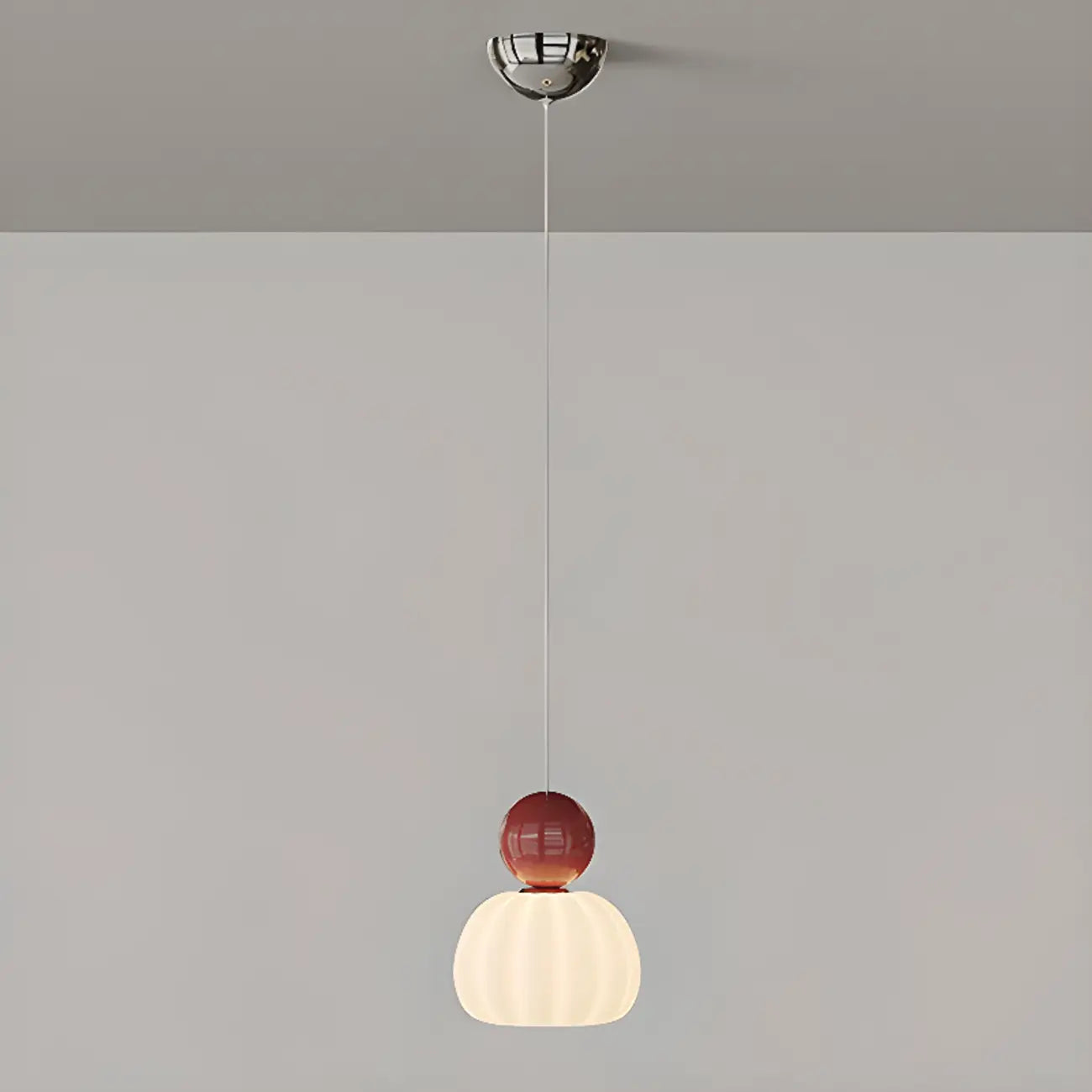 Suspension crème en format mini pour chambre à coucher