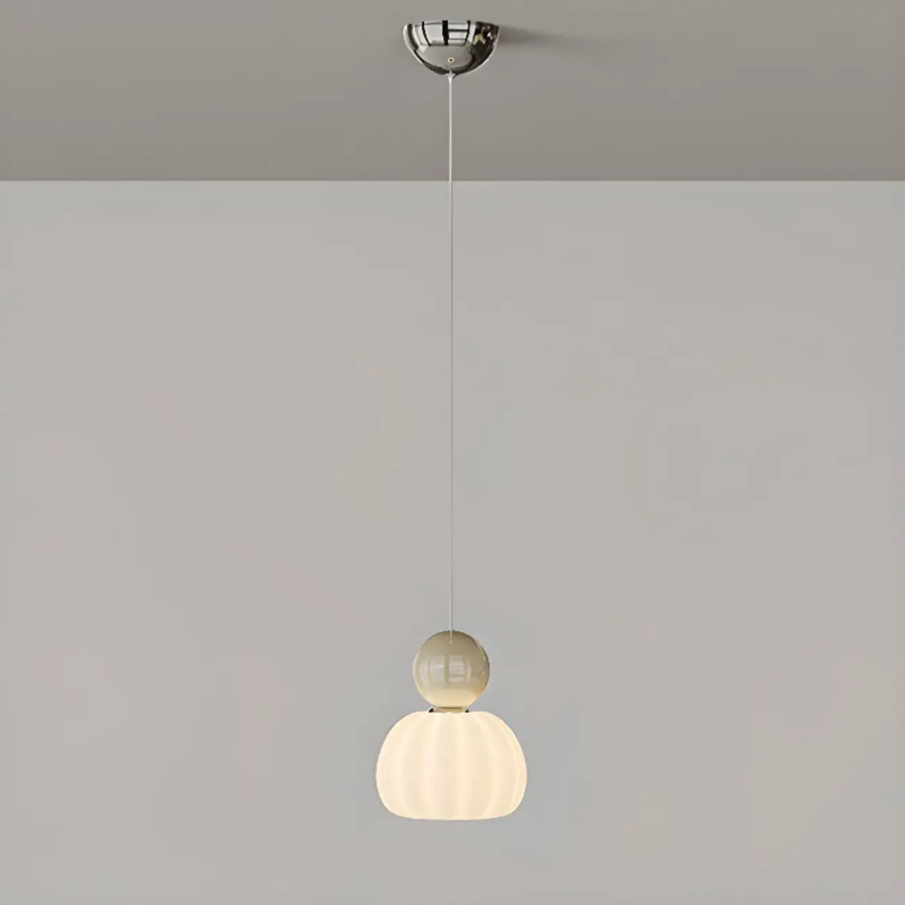 Suspension crème en format mini pour chambre à coucher