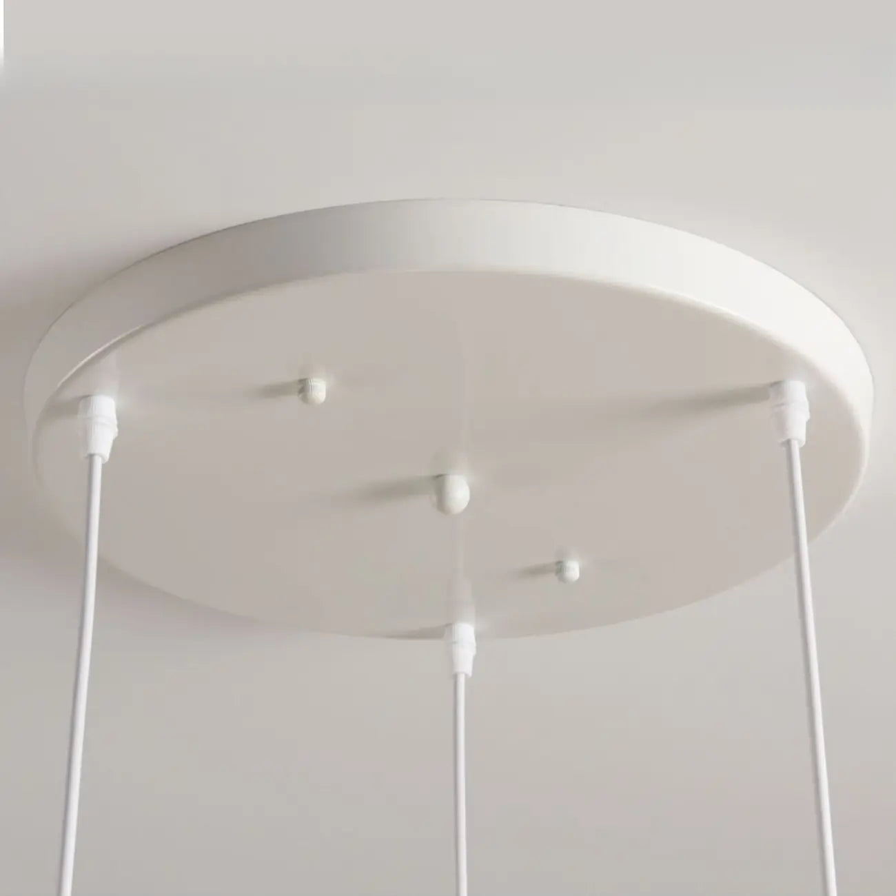 Suspension de cuisine moderne en tissu plissé beige