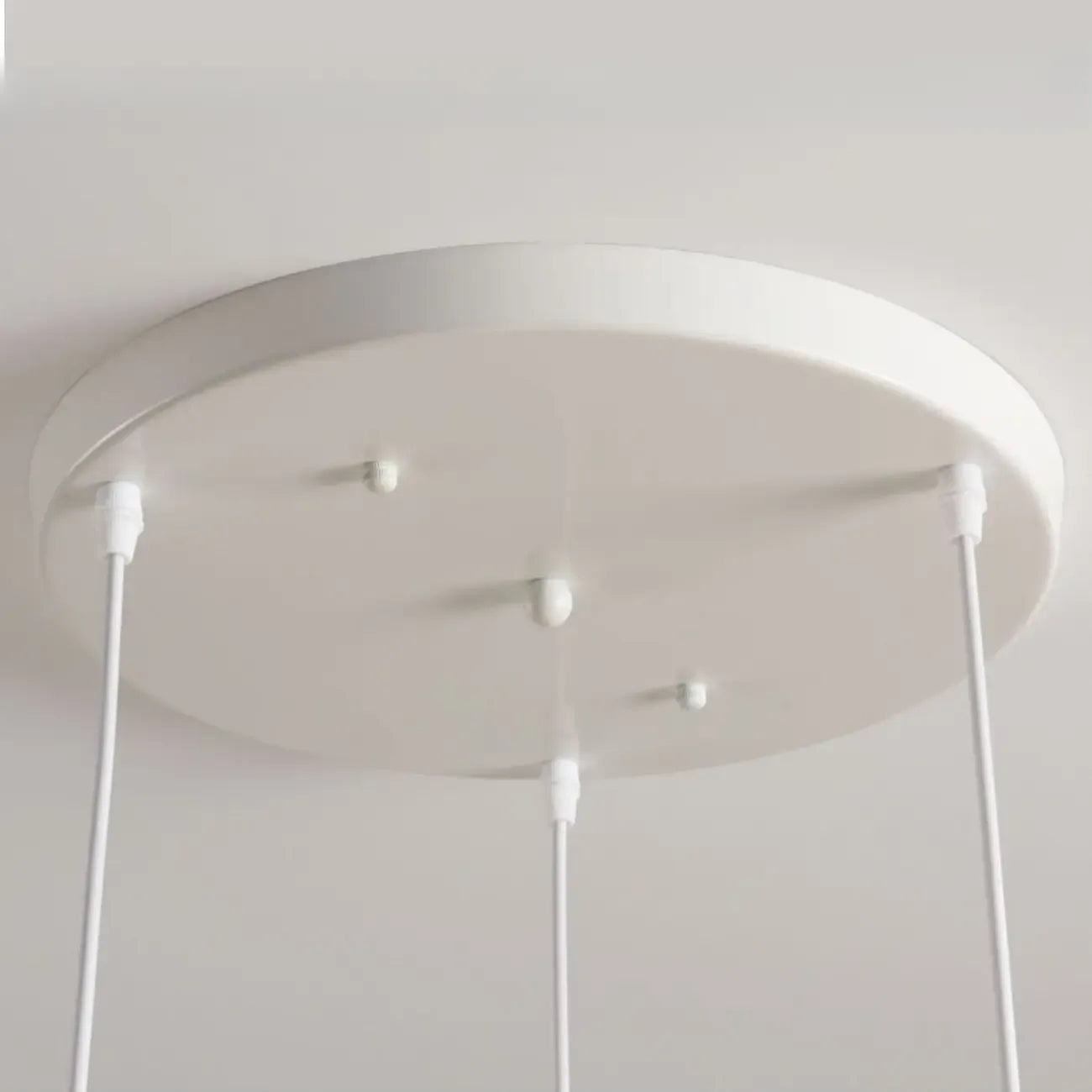 Suspension de cuisine moderne en tissu plissé beige