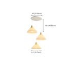 Suspension de cuisine moderne en tissu plissé beige