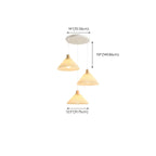 Suspension de cuisine moderne en tissu plissé beige