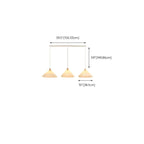 Suspension de cuisine moderne en tissu plissé beige