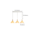 Suspension de cuisine moderne en tissu plissé beige