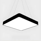 Suspension LED moderne avec abat-jour en verre pour salle à manger