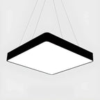 Suspension LED moderne avec abat-jour en verre pour salle à manger