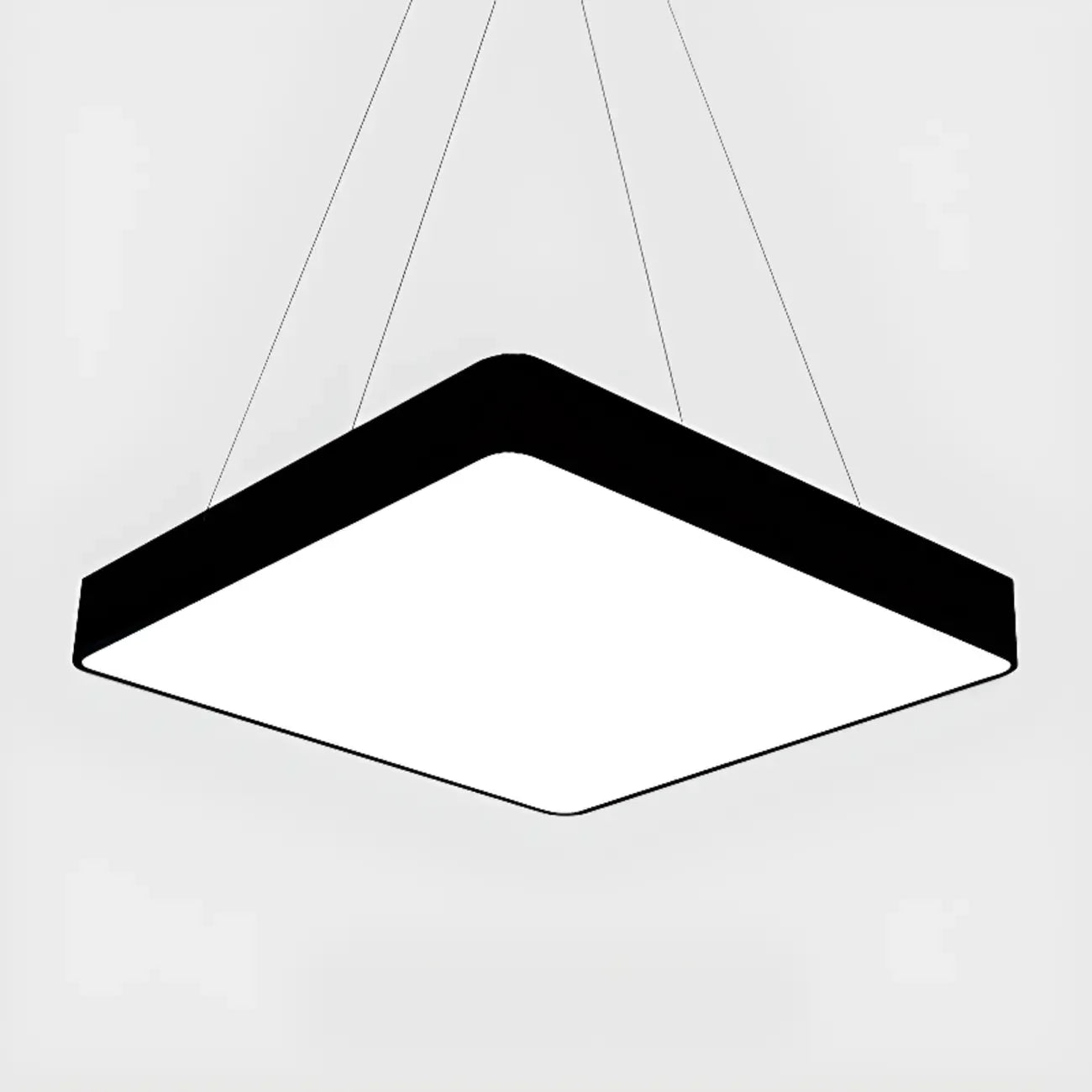 Suspension LED moderne avec abat-jour en verre pour salle à manger
