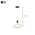 Suspension plissée beige moderne pour salle à manger