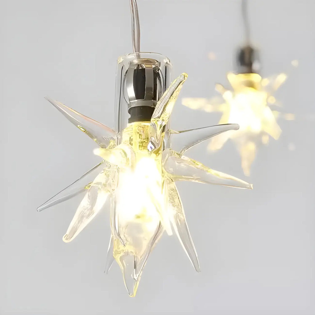 Suspension lumineuse Glam LED Planet à 7 lumières pour chambre d'enfant