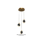 Lustre suspendu moderne en cristal de verre et LED pour la maison