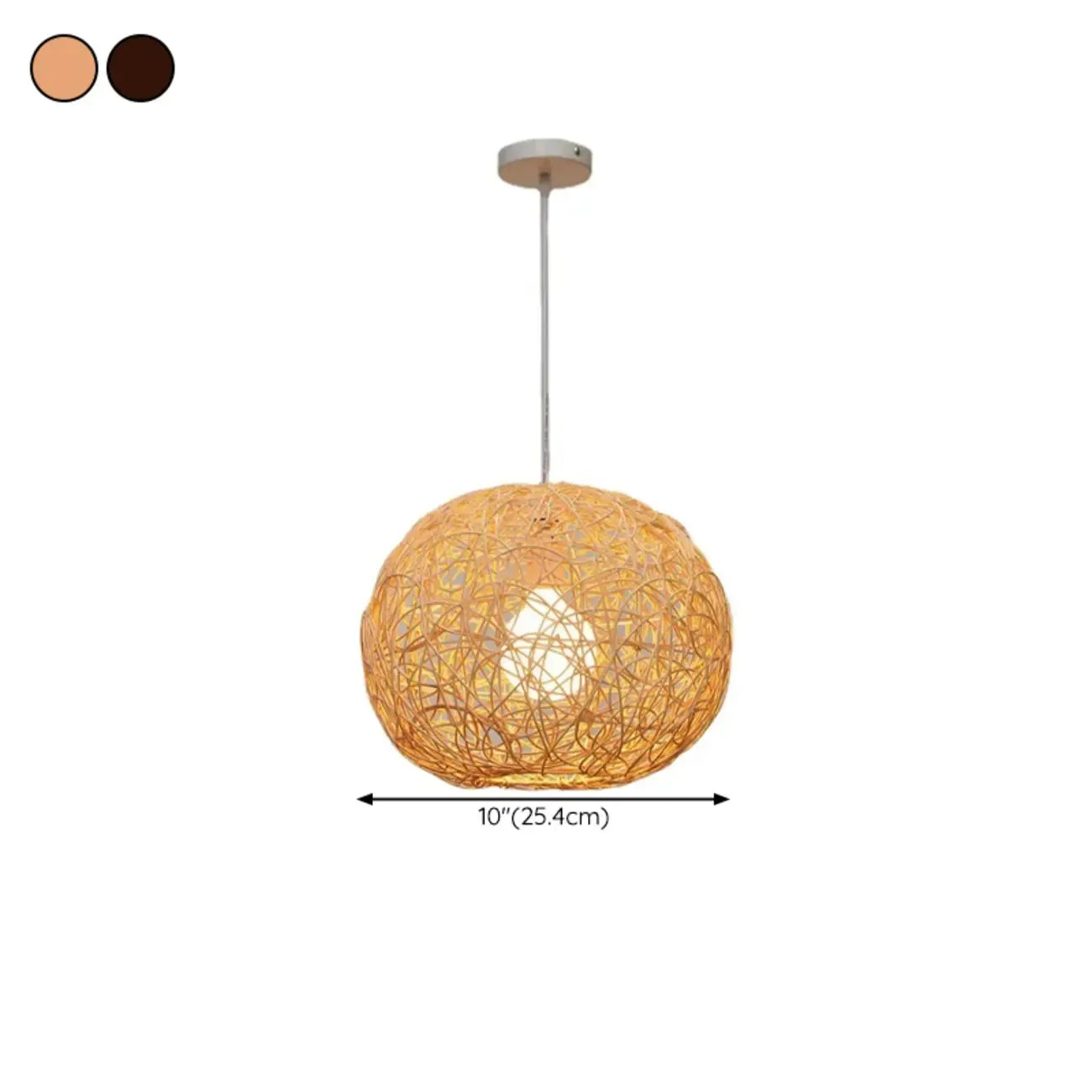 Suspension lumineuse glamour en tissu tissé pour la décoration du salon