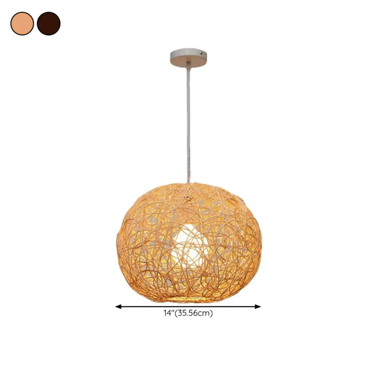 Suspension lumineuse glamour en tissu tissé pour la décoration du salon