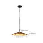 Suspension ronde classique en bois avec abat-jour pour la maison