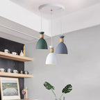 Suspension moderne multicolore en métal pour salle à manger