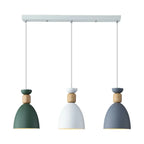 Suspension moderne multicolore en métal pour salle à manger