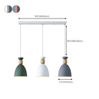 Suspension moderne multicolore en métal pour salle à manger