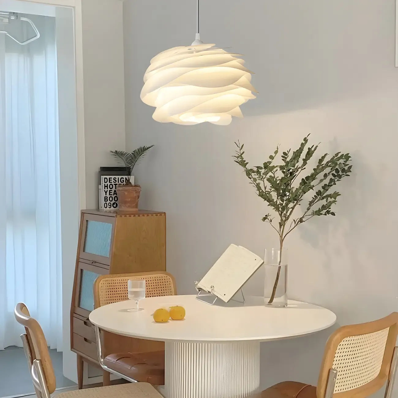 Suspension LED moderne pour chambre à coucher avec longueur réglable