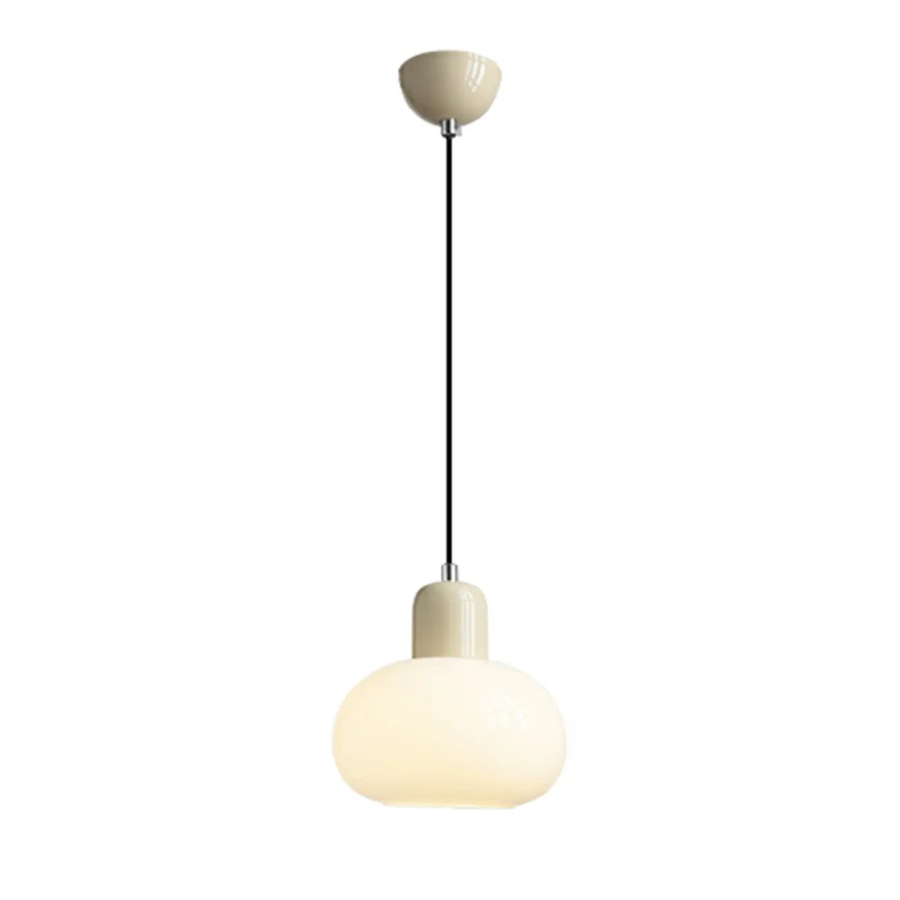 Suspensions minimalistes en céramique avec globe et longueur réglable