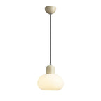 Suspensions minimalistes en céramique avec globe et longueur réglable