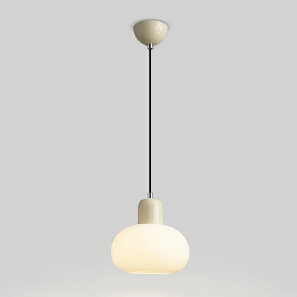 Suspensions minimalistes en céramique avec globe et longueur réglable