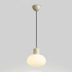 Suspensions minimalistes en céramique avec globe et longueur réglable