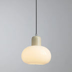 Suspensions minimalistes en céramique avec globe et longueur réglable