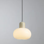Suspensions minimalistes en céramique avec globe et longueur réglable