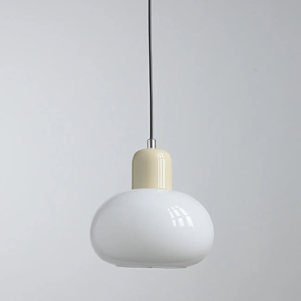 Suspensions minimalistes en céramique avec globe et longueur réglable