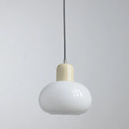 Suspensions minimalistes en céramique avec globe et longueur réglable