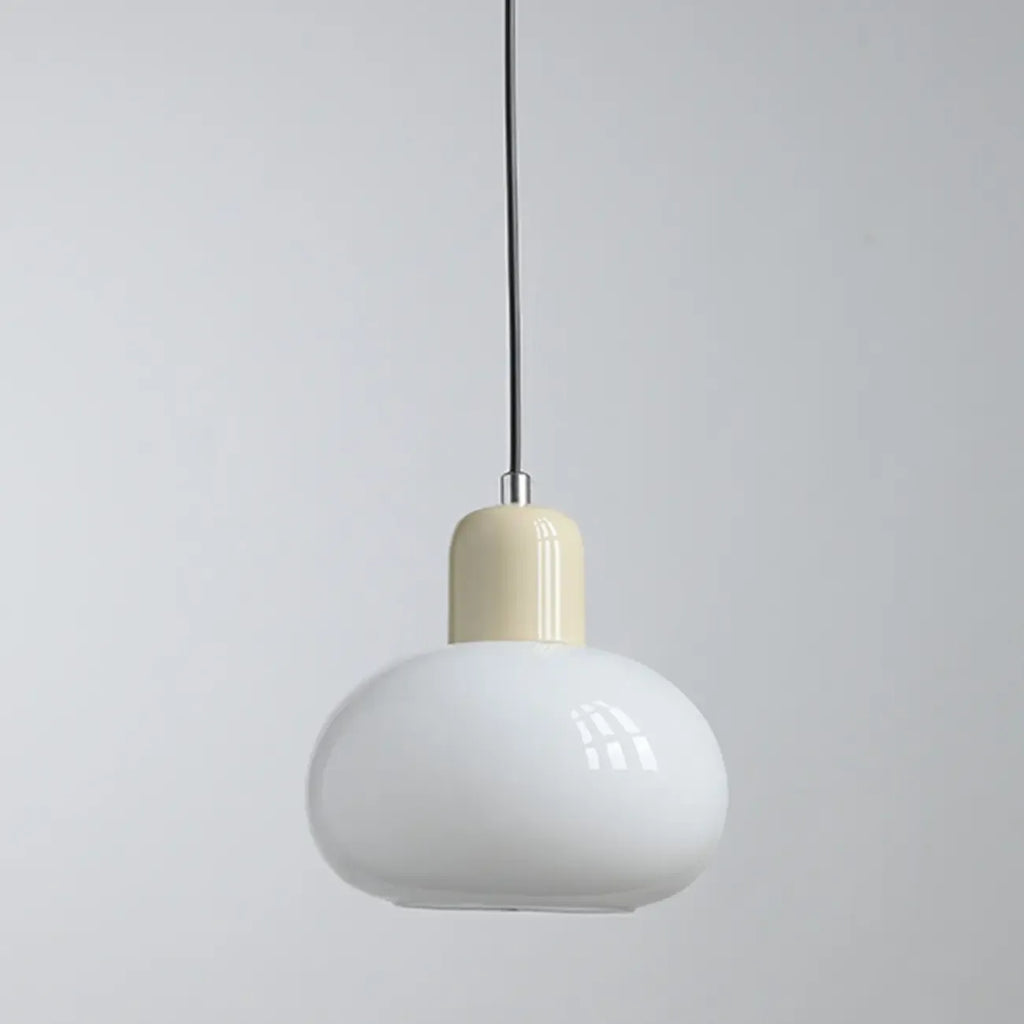 Suspensions minimalistes en céramique avec globe et longueur réglable