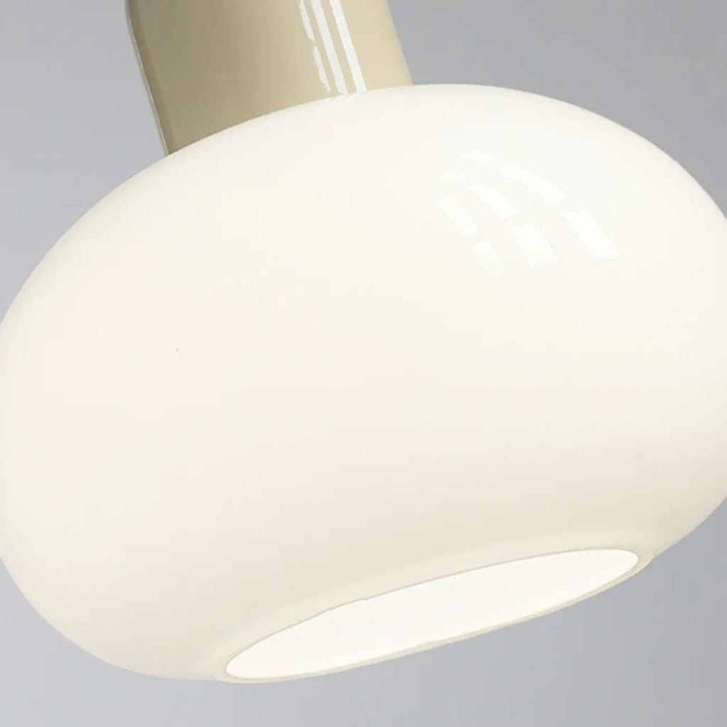 Suspensions minimalistes en céramique avec globe et longueur réglable