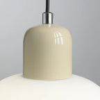 Suspensions minimalistes en céramique avec globe et longueur réglable