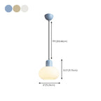 Suspensions minimalistes en céramique avec globe et longueur réglable
