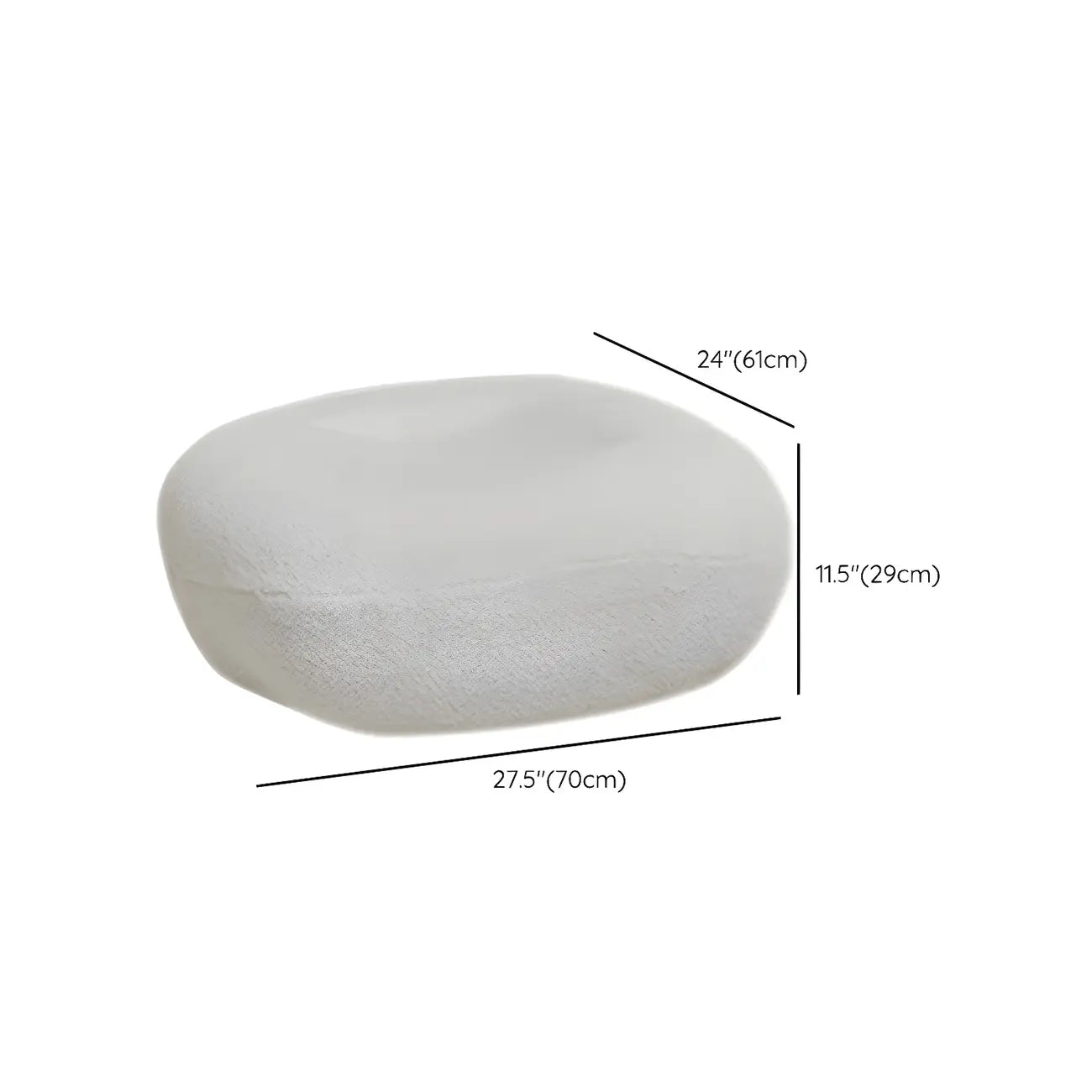 Joli fauteuil à bascule blanc rembourré avec repose-pieds pour l'intérieur