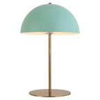 Lampe de table électrique à brancher, abat-jour en métal Macaron Iron Dome, en forme de dôme.
