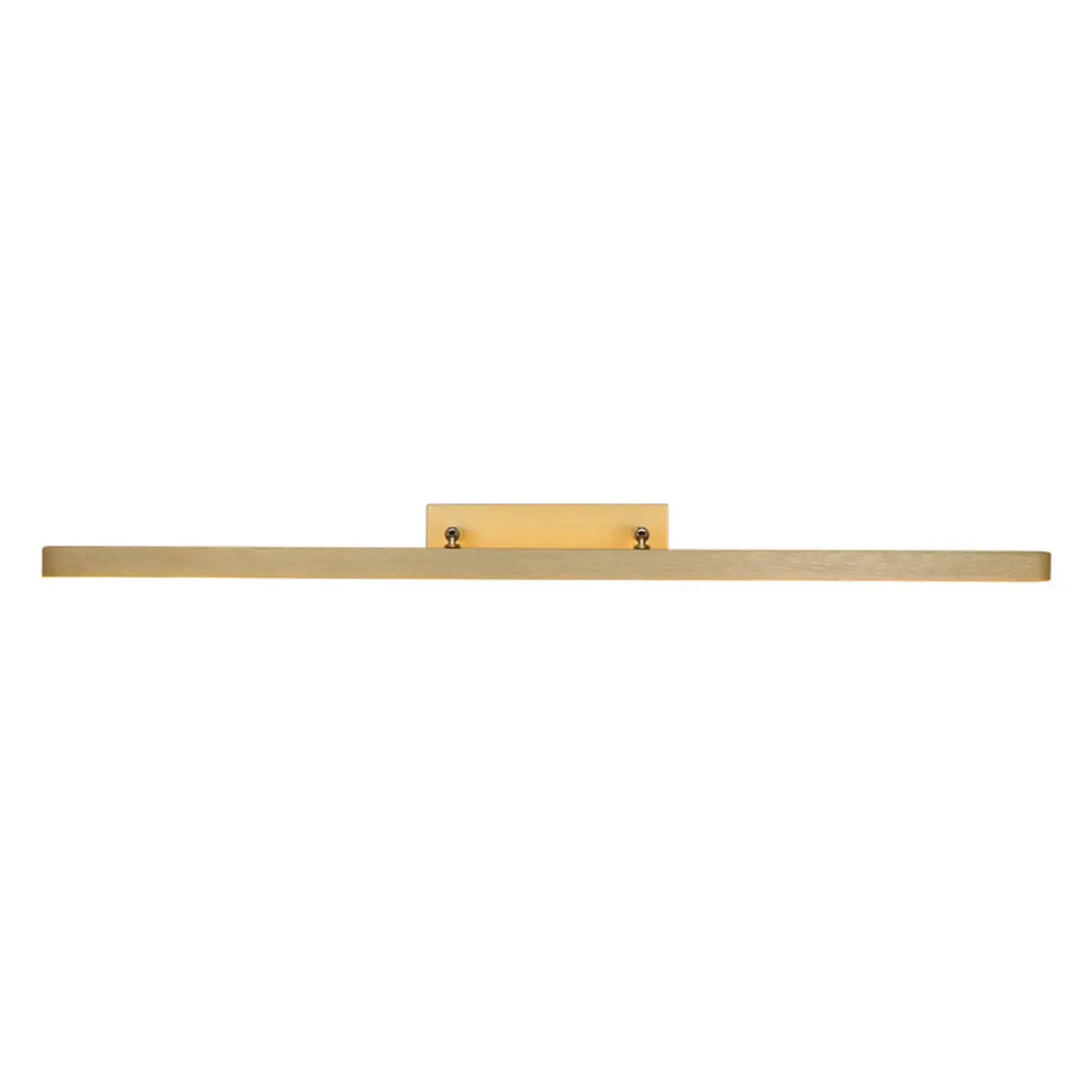 Applique murale moderne à miroir LED doré avec variateur intégré
