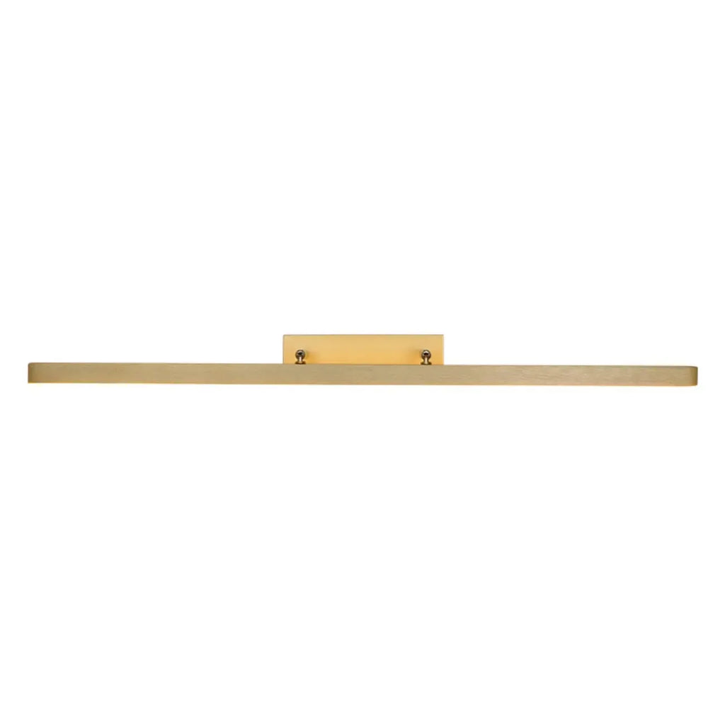 Applique murale moderne à miroir LED doré avec variateur intégré