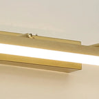 Applique murale moderne à miroir LED doré avec variateur intégré