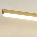 Applique murale moderne à miroir LED doré avec variateur intégré