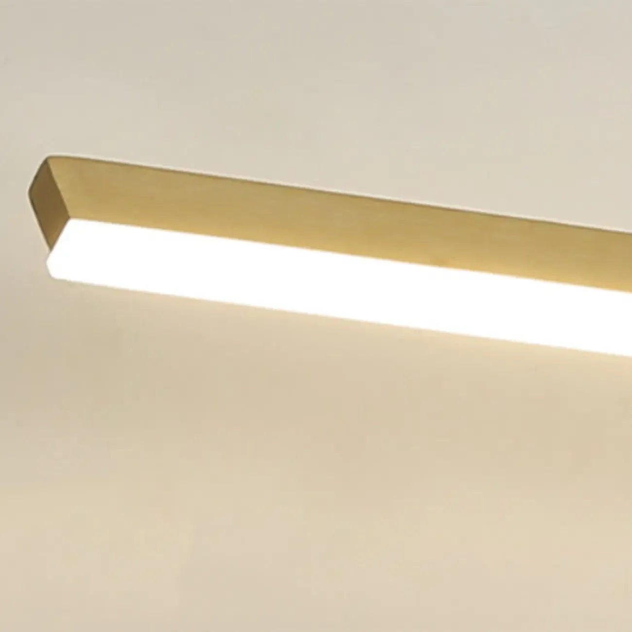 Applique murale moderne à miroir LED doré avec variateur intégré